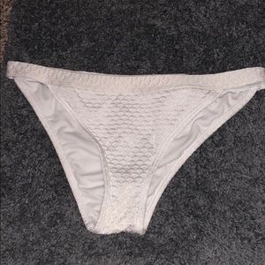 White bikini bottom